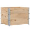 vidaXL Pallet Collars 3 pcs 31.5x23.6" Solid Wood Pine