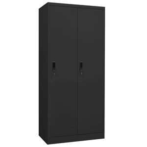 vidaXL Wardrobe Anthracite Steel