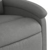 vidaXL Recliner Chair Dark Grey Fabric (100% polyester), metal, plywood