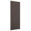 vidaXL Roof Panels 12 pcs Galvanized Steel Brown 39.4"x14.2"
