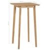 vidaXL Bar Table Brown Solid Acacia wood Medium Durable Bar Table