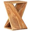 vidaXL Side Table Brown Solid Acacia wood Compact Durable Side Table