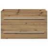 vidaXL Bathroom Sink Cabinet Artisan Oak 80x38,5x48 cm Engineered Wood