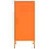 vidaXL Storage Cabinet Orange Steel Medium Storage Cabinet Rectangular