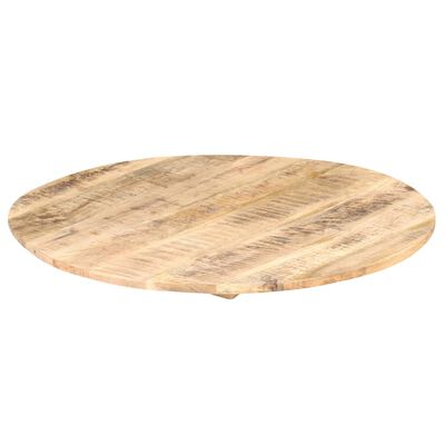 vidaXL Table Top Ø19.7"x(0.5"-0.6") Solid Mango Wood