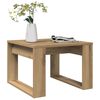 vidaXL Side Table Artisan oak Engineered wood Small Decorative Inlays