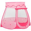 vidaXL Play Tent Pink Polyester, Steel, PE (polyethylene)