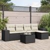 vidaXL Garden Sofa Set Black