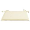 vidaXL Garden Chair Set of 2 Cream