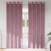 vidaXL Blackout Curtains 2 pcs Dark Pink 55.12 x 102.36 in Velvet