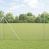 vidaXL Fence with Posts Silver 59.1" x 984.3" Steel