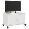 vidaXL TV Cabinet White Cold-rolled steel Medium TV Cabinet