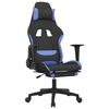 vidaXL Gaming Chair Black and Blue