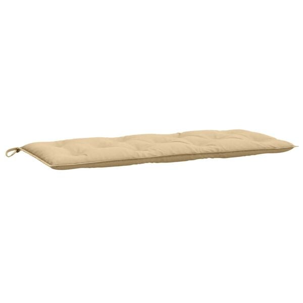 vidaXL Garden Bench Cushion Melange beige 100% polyester