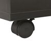 vidaXL Coffee Table High Gloss Black Engineered wood Medium Extendable