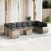 vidaXL Garden Sofa Set Grey