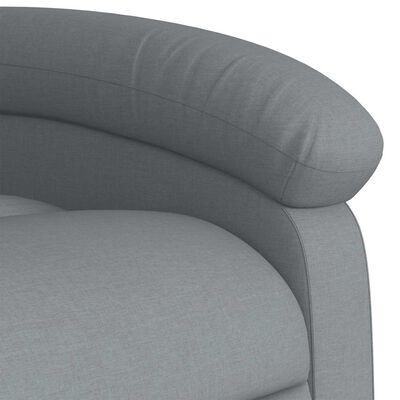 Close-up of the top armrest and cushion seam texture.