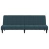vidaXL Sofa Bed Dark Grey Velvet (100% polyester), wood, foam Medium