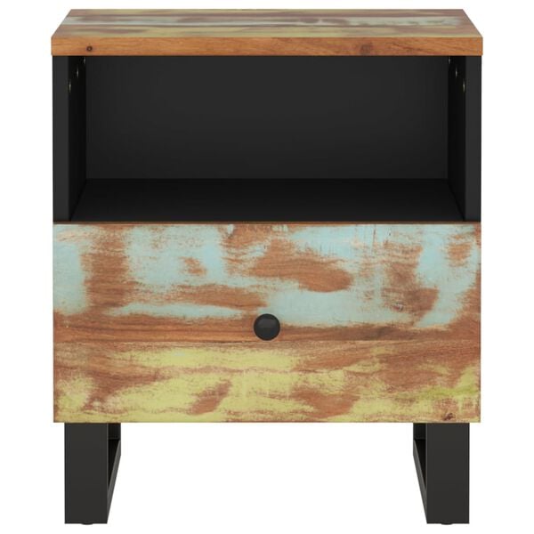 vidaXL Bedside Cabinet Set of 2 Multicolor