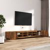 vidaXL TV Cabinet Set Smoked Oak Engineered Wood Large TV Cabinet Set
