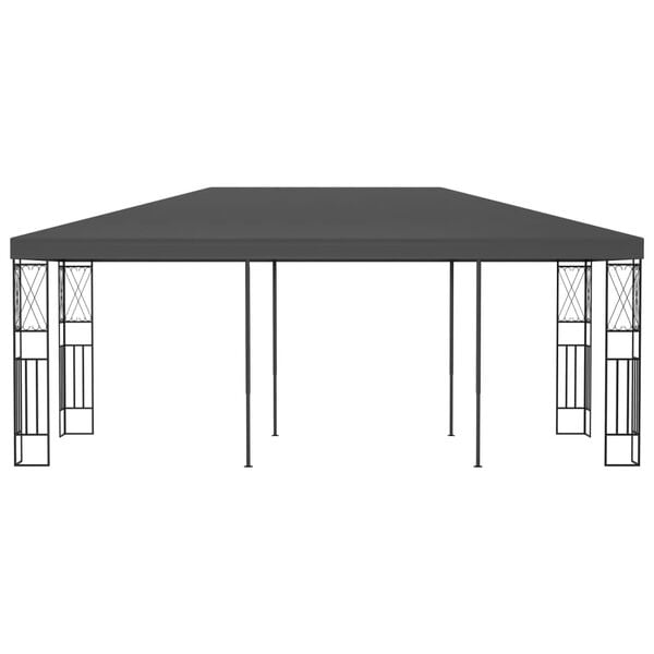 vidaXL Gazebo Anthracite 100% polyester Large Durable Gazebo