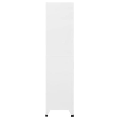 vidaXL Locker Cabinet Light Gray and Dark Gray 35.4"x15.7"x70.9" Steel