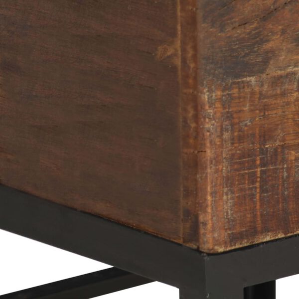 vidaXL Stool 13.8"x13.8"x15.7" Solid Reclaimed Wood