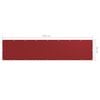 vidaXL Balcony Screen Red 35.4x157.5" Oxford Fabric