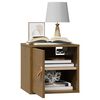 vidaXL Wall Cabinet Set of 2 Honey Brown Solid pine wood, engineered wood