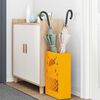 vidaXL Umbrella Stand Mustard yellow 11.02 x 4.72 x 16.14 in Steel
