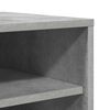 vidaXL Shoe Cabinet Concrete Gray Engineered Wood Medium Shoe Cabinet