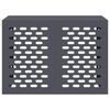 vidaXL Air Conditioner Cover Anthracite 39.37 x 19.69 x 27.56 in Steel