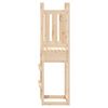 vidaXL Play Tower Natural Pine Solid Pine Wood Standard Durable