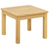 vidaXL Coffee Table Natural Wood Solid Acacia Wood 17.7x17.7 in Simple