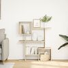 vidaXL Room Divider Bookcase Sonoma Oak Engineered Wood Medium