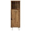 vidaXL Bathroom Furniture Set Rustic Wood Engineered Wood, Acrylic