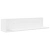 vidaXL Wall Shelf White Engineered wood Medium Floating Wall Shelf