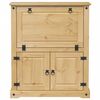 vidaXL Wine Cabinet "Corona" 38.2x17.7x44.9" Solid Wood Pine