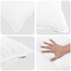 vidaXL Duvet Set with Pillow 3 pcs White Down Feather