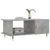 vidaXL Coffee Table Concrete Grey Engineered wood, Iron Medium