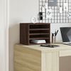 vidaXL Desk Organiser Brown Oak 14.2x10.2x11.6" Engineered wood