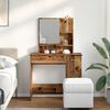 vidaXL Dressing Table Old Wood Engineered wood Medium Dressing Table