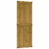 vidaXL Barn Door CORONA 31.5x82.7" Solid Wood Pine