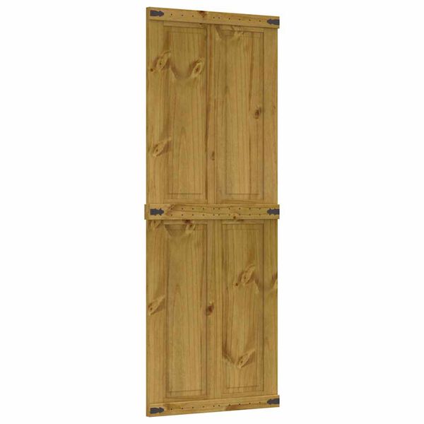vidaXL Barn Door CORONA 31.5x82.7" Solid Wood Pine