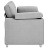 vidaXL Sofa Cloud Grey 70.87 x 30.31 x 32.28 in Fabric