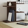 vidaXL Desk Organiser Brown Oak 16.5x8.5x16.5" Engineered wood