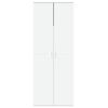 vidaXL Highboard White 27.6"x13.8"x70.9" Engineered Wood