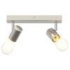 vidaXL Ceiling Spotlight Nickel 10.24 x 2.56 x 4.53 in Metal