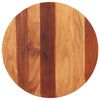 vidaXL Table Top Solid Wood Acacia Round 0.98 - 1.06 " 23.6 "