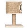 vidaXL Cat Tree Beige Flakeboard Compact Durable Cat Tree Square